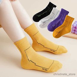 Kids Socks Baby boys spring autumn bright silk diagonal stripes socks warmer cotton smalmedium kids girls children Alphabet sports socks