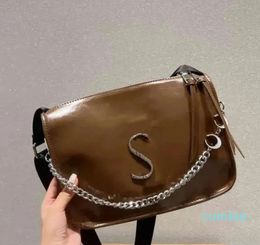 for women's Chain Shoulder bag Designer Handbag Luxury Leather Square Crossbody bag Fashion women's purse
