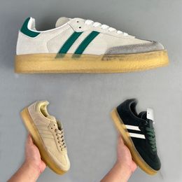 Schuhe 2023 Kith 8th Street Skates für Herren von Ronnie Fieg Chalk White Green Skate Damen Sneaker 36-45