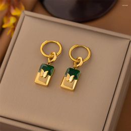 Pendant Necklaces 316L Stainless Steel Fashion Fine Jewellery Embed Zircon Welding Butterfly Charm Chain Choker Earrings For Women