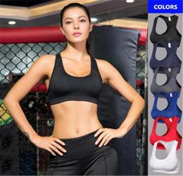 Summer Women Sports Bra Yoga Tops for Fitness Gym Running Padded Athletic Vest Underwear Sports Tights Sleeveless Yoga T Shirt Out9338434