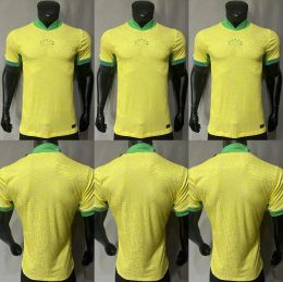 NEW Player version 2023 2024 Brazil soccer jerseys VINI JR L.PAQUETA NEYMAR 23 24 P.COUTINHO RICHARLISON football shirt T.SILVA BRUNO G. PELE CASEMIRO sets jersey NEYMAR