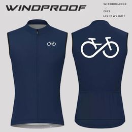 Cycling Shirts Tops Summer Sleeveless Cycling Vest Bicycle Team Mans Windproof Bicycle Vest Breathable Road Bike Tops MTB Cycling Sleeveless Jerseys 231124