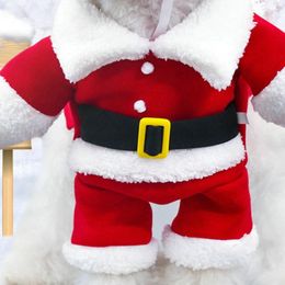 Dog Apparel Christmas Standing Coat Pet Costume Funny Cosplay Clothes For Puppy (Size S)