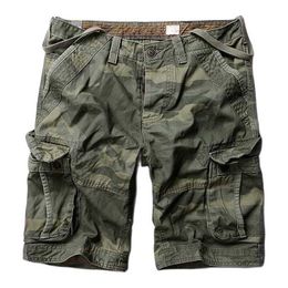 Men's Shorts Fashionable camouflage cargo shorts Men's Cose military style cotton board shorts Loose pocket shorts Multi pocket men's clothing 230425