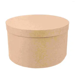 Take Out Containers Container Round Cake Box Dessert Cupcake Carrier Kraft Paper Cookie Packing Supplies