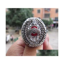 Cluster Rings Ohio State Osu Buckeyes Cfp Football National Championship Ring With Wooden Display Box Souvenir Men Fan Gift Wholesale Dhlog
