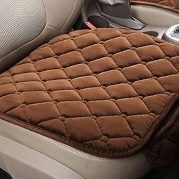 Car Seat Covers 2023 Universal Anti-Slip Cover Warm Front Rear Chair Plush Cushion Mat Pad