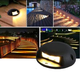 Wall Lamp Outdoor Floor Lights Waterproof Underground Led Aisle Trail Stairs Hole-free Garden Lawn Steps