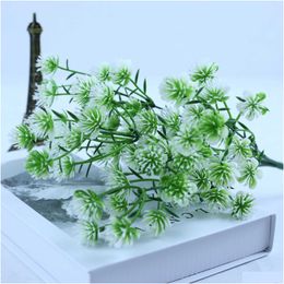 Dried Flowers Artificial Fresh Small Bayberry Home Dining Table Party Decoration Plant Fake Flower Flocking R230612 Drop Delivery Gard Dhi3X