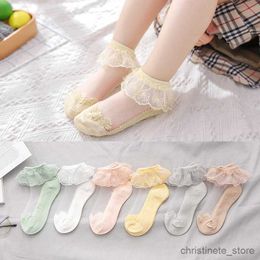 Kids Socks girls transparent infant summer Breathable Socks lovely Flowers Ultra thin Socks Baby kids mesh Lace Socks for child girls