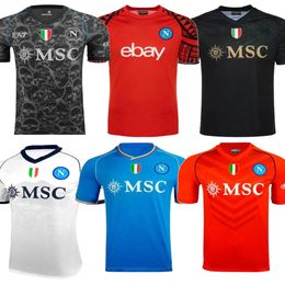 Napoli soccer jerseys 23 24 KVARATSKHELIA HOME AWAY Third shirt MINJAE maillot naples man ZIELINSKI H.LOZANO OSIMHEN POLITANO man football shirts