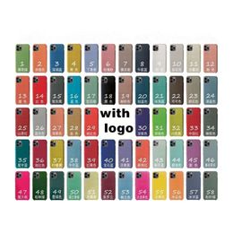 Rubber for Iphone 13 Pro 12 11 XS Max Shockproof Liquid Silicone Phone Case