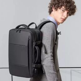 BANGE Travel Backpack Men Business Backpack School Expandable USB Bag Large Capacity 17.3 and 15.6 Laptop Waterproof Fashion Backpack