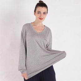 Women's Sleepwear Women's Spring Autumn Home Wear Pajamas Leisure Cotton Sleep Tops One Piece Loose Nightwear Shirt T-Shirt 2XL-6XL