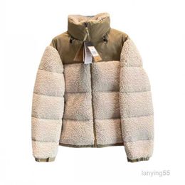 Men designer Jacket Fleece Jacket Man Faux Shearling Outerwear Coats Lambs Wool Winter Coat Parka Overcoat Casual Fashion Woman Thick Warm Designer the north