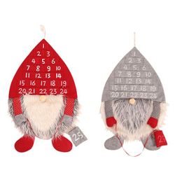 Christmas Decorations Countdown Calendar For Kids Wall Hanging Swedish Gnome With 25 Days Pockets Xmas Home Xbjk2111 Drop Delivery G Dhpsx