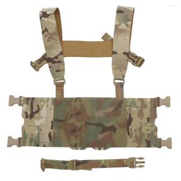 Hunting Jackets Tactifans Chesty Rig Wide Harness Vertical Horizontal Laser Cut Fully Adjustable H-harness Waist Strap Tactical Vest