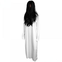 Party Masks Scary Ghost Costume Exquisite Bride Dress Halloween Horror Cosplay White Sadako Suit 220927 Drop Delivery Home Garden Fe Otoyq