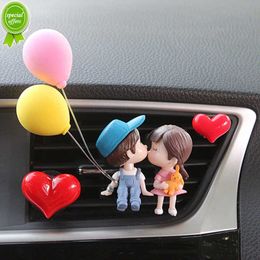 Lovely Couple Car Air Vent Freshener Perfume Clip Aromas Diffuser Decor Air Conditioning Perfume Clip Flavouring for Cars