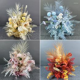 Decorative Flowers Artificial Flower Ball Arrangement Road Lead Wedding Table Centrepiece Decor Church Party Stage Window Display Floral