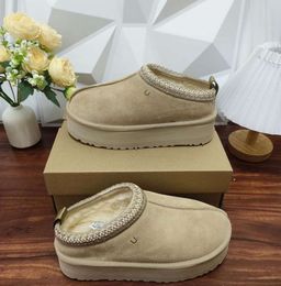 Designer shoes Tasman slippers Dazz plush thermal insulation cotton snow boots half sandals and australias33