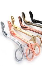 50pcs 18cm Stainless Steel Candle Scissors Wick Trimmer Snuffers Gift Oil Lamp Trim Scissor Cutter Snuffer Tool Tools6831554