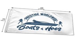 Boats N Hoes Prestige Worldwide With US Flags 3x5ft Banners 100D Polyester 150x90cm High Quality Vivid Color With Two Grommets7605563