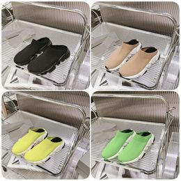 Speed 2.0 Sock Slippers Black Brown Green Red Grey White Yellow Thick Bottom Knit Speed Men Women Summer Slippers E6f3#