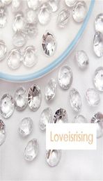 18 Colours Pick500pcs 10mm 4 Carat Clear White Diamond Confetti Faux Acrylic Bead Table Scatter Wedding Favours Party Decor28592798132052
