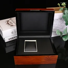 Watch Boxes Customise Personalised Logo Luxury Top Brand Automatic Gift Box Wristwatch Display Jewellery Storage Organiser Wooden Case