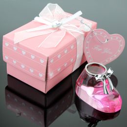 100pcs/Lot Pink Crystal Baby Bootie Keepsakes Crystal Shoe Figurine Baby Girl Christening Gift Birthday Souvenir