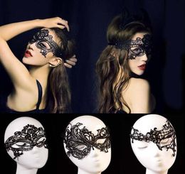 1PC Black Cutout Lace Mask Black Cool Flower Eye Mask for Masquerade Party Mask Fancy Dress Costume Halloween Party Fancy Decor2202366050