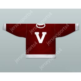 Custom 1911-12 VANCOUVER MILLIONAIRES HOCKEY JERSEY NEW Top Stitched S-M-L-XL-XXL-3XL-4XL-5XL-6XL