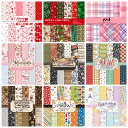 Gift Wrap Alinacutle Memories Paper Pack 24 Sheets 6" Patterned Pad Scrapbooking Handmade Craft Background Alinacraft