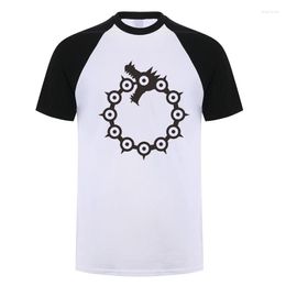 Men's T Shirts Seven Deadly Sins Anime Meliodas Sin Of Wrath Shirt Short Sleeve Men Tshirts QR-013