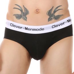 Sexy Men's Cotton Underwear Breathable Briefs Soft Comfortable Panties Bulge Pouch U Convex Homme Cueca