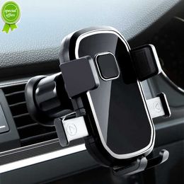 New Bracket CellPhone Stand Gravity Auto Phone Holder Air Vent Clip Mount 360 Rotation Universal Phone Holder In Car