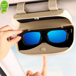 Car Sunshade Storage Bag Sunglasses Holder Interior Auto Sun Visor Sun Glasses Box Universal Card Case Mount Support Accessories