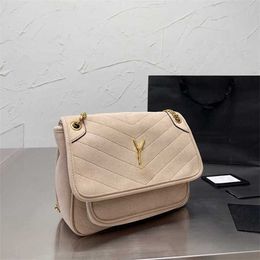 Fashion Shoulder messenger Bag ybag Designer Women Puffer Suede Crossbody Bag Lady Chain Straps designer Handbag 231013