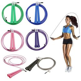 Jump Ropes 1PC Skipping Rope Jumping Speed Jump Exercise Boxing Gym Fitness Workout Adult Kids Weight Loss Cross Exercise Body Building P230425