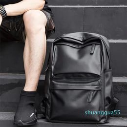 Backpack Casual Women School Bags Laptop Men Leather Travel Business Black Designer Mochila Feminina Shoulder Bag