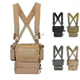 Hunting Jackets Tactical Vest Military Training Combat Detachable Pouches Chest Rig Shooting Paintball Quick Release Vests