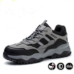 Work Safety Shoes Anti-Smashing Steel Toe Puncture Proof Construction Lightweight Breathable Sneakers designer shoes Men Women hiking shoe size 35-46 factory No. 793