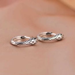 Stud New in 925 Sterling Silver Snake Ear Piercing Ring Stud Earrings For Women Wedding Jewellery Wholesale Free Shipping Money 925 YQ231125