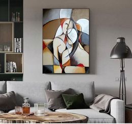 Paintings 1 Pieces Abstract Dreaming Woman By Picasso Famous Artworks For Living Room Home Decor Pictures HD Canvas Wall Poster3188641