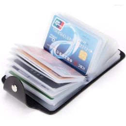 Storage Bags 1pc 24 Bits ID Card Wallet Cash Holder Organiser Case Pack Business Passport Bank Package Bag