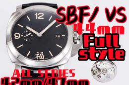 SBF / VS Luxury men's watch Pam498 V2 , 44mm all series all styles, exclusive P90 movement, there are 42, 47mm other models, 316L fine steel