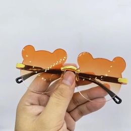 Sunglasses 1pc Children's Bear Sunscreen Glasses 19K Sold By Sayas Shop (340K Sold)