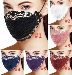 Lace Mask Women Diamond sexy Decoration Facemask Sparkly Blink Sexy Mesh Party Show Mask 2020 Fast 3175226